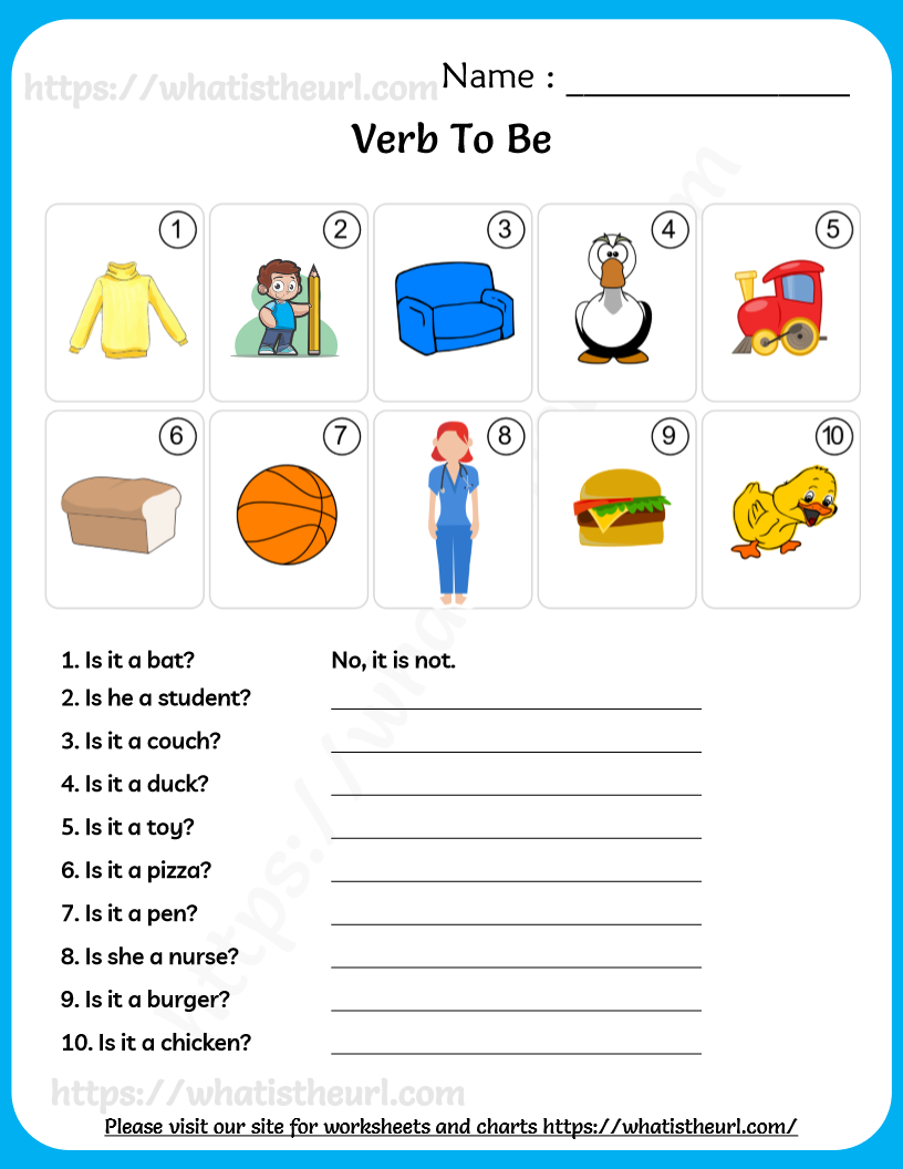 We Have Created A Verb To Be Worksheet With 10 Images The Students