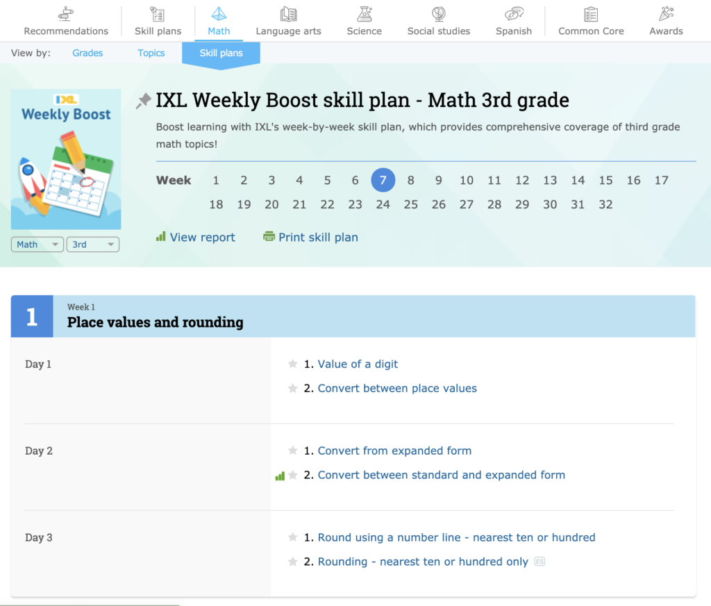 Weekly Boost Skill Plans Are Now Available On Ixl Ixl Official Blog