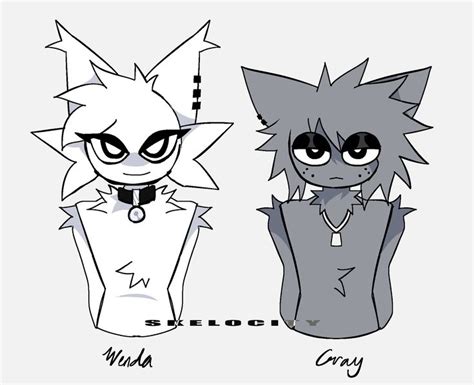 Wenda And Gray From Sprunki Sprunki Wenda Gray Art Drawing In 2024 Cute Eyes Drawing