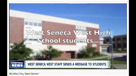 West Seneca West Staffers Send A Special Message To Students