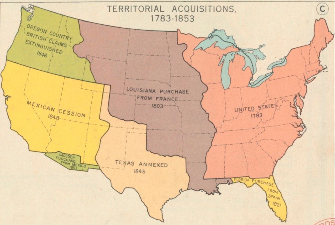 Westward Expansion Manifest Destiny 5 8Th 12Th Grade Worksheet