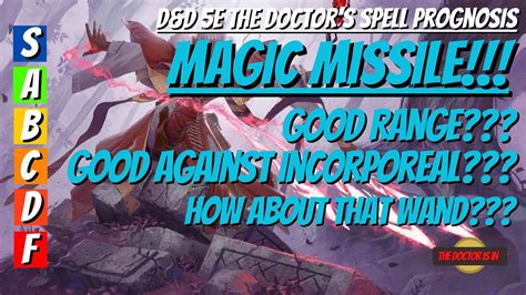 What Can We Say About The First Level Spell Magic Missile In Dungeons