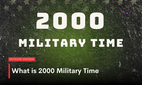 2000 in Military Time