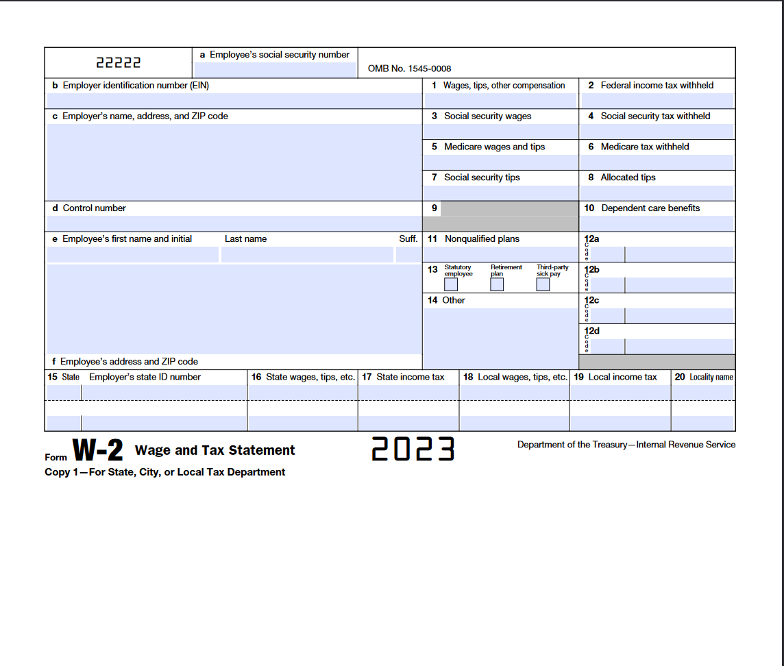 What Is A W 2 Form Gobankingrates