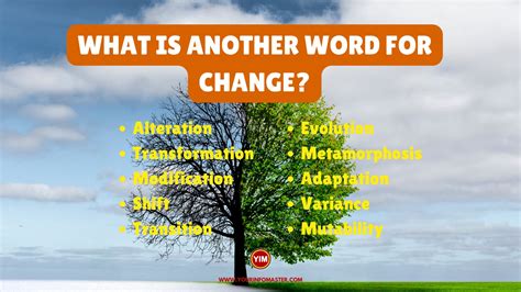 What Is Another Word For Change Sentences Antonyms And Synonyms For Change Your Info Master