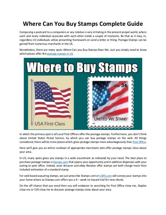 Where Can You Buy Stamps Who Sells Stamps Complete Guide 2020