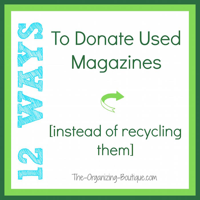 Where To Donate Magazines