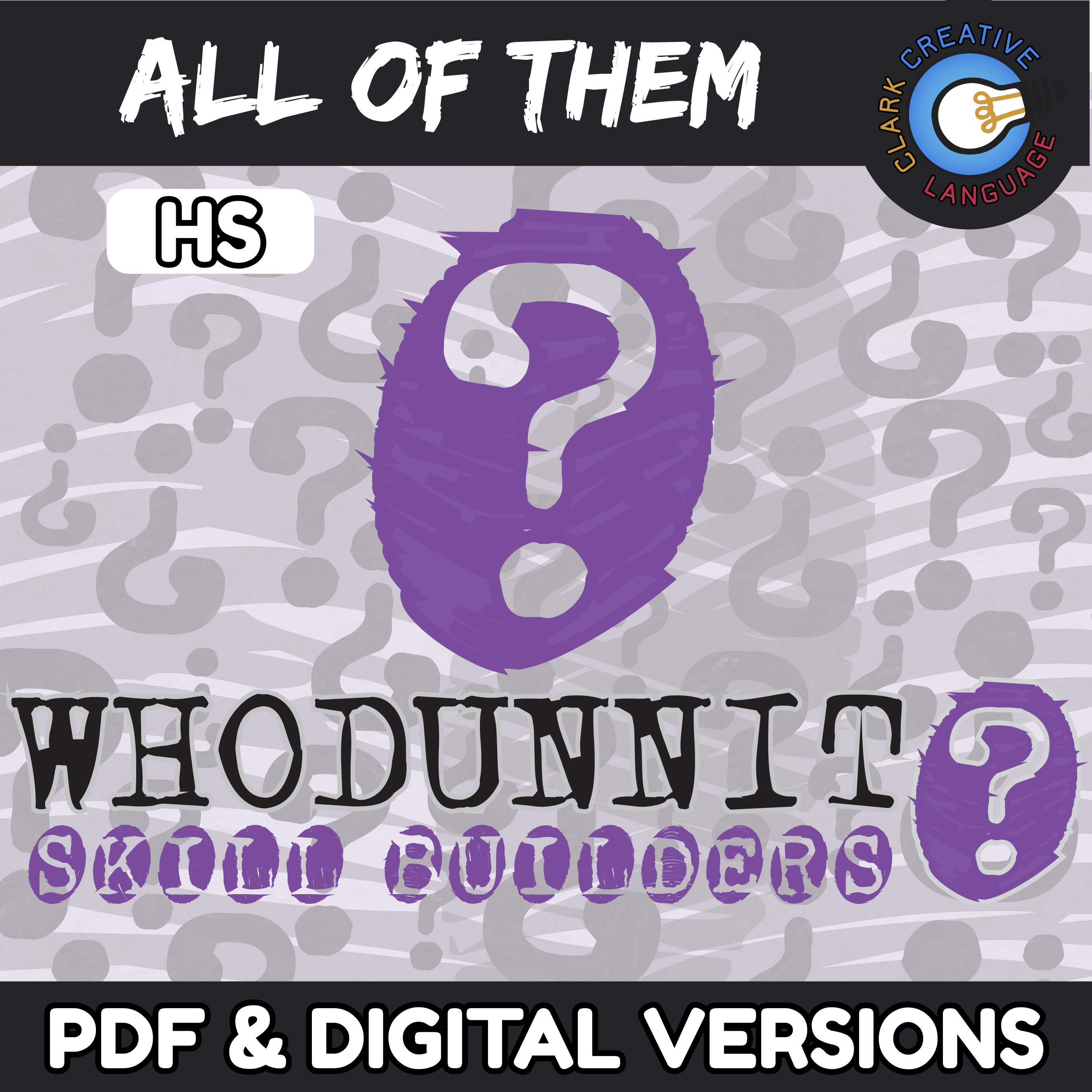 Whodunnit All Of Them Math Bundle Grades 9 12 Worksheets Library