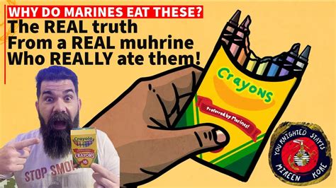 Why Do Marines Eat Crayons Marine Explains Youtube