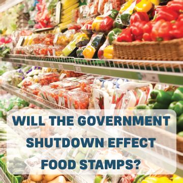 Will The Government Shutdown Affect Food Stamps Northwest Health Services