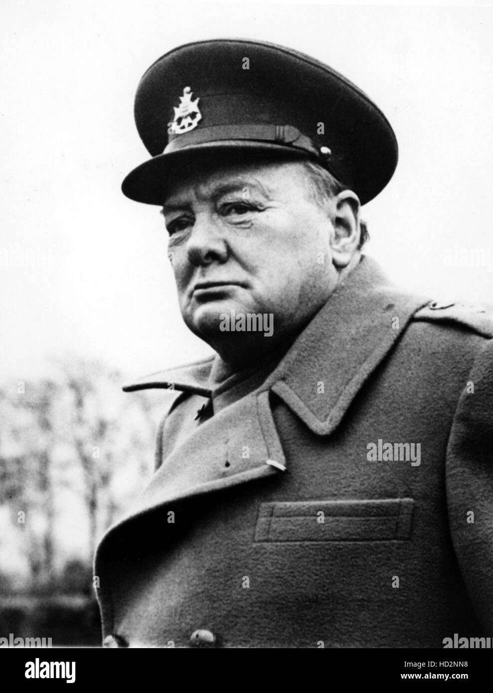 Winston Churchill 1874 1965 British Prime Minister During World War Ii 1940S Stock Photo