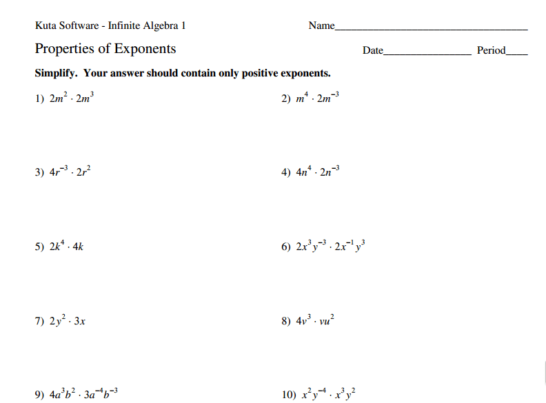 Worksheet 792585 Division Property Of Exponents Worksheet Division