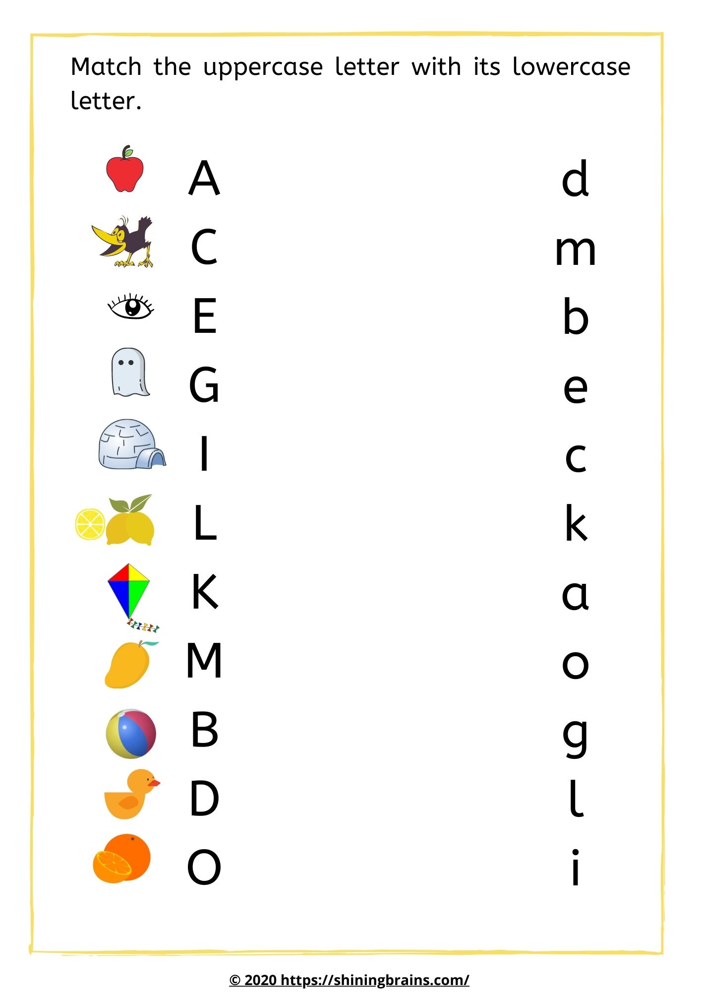 Worksheet About Letters Of The Alphabet