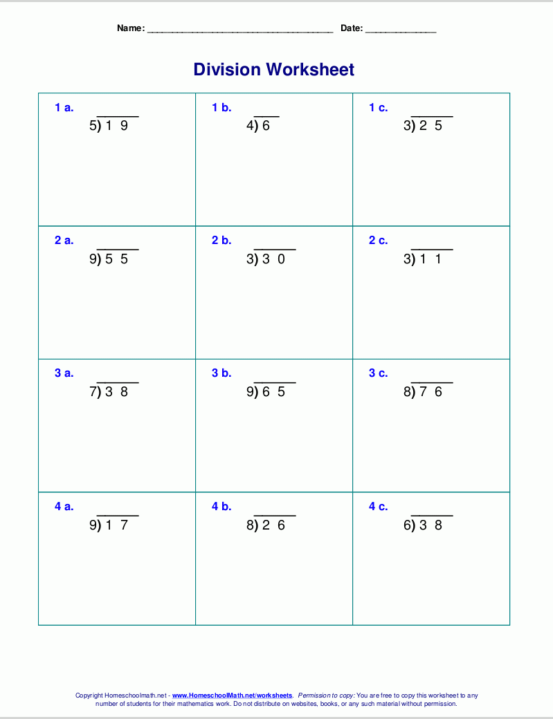 Worksheet Division Without Remainders Grass Fedjp Worksheet Study Site