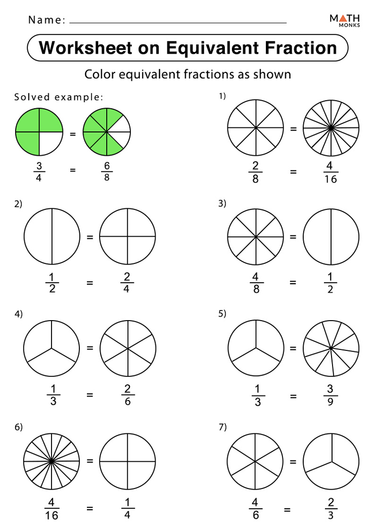 Worksheet Equivalent Fractions Worksheets 3Rd Grade Grass Fedjp