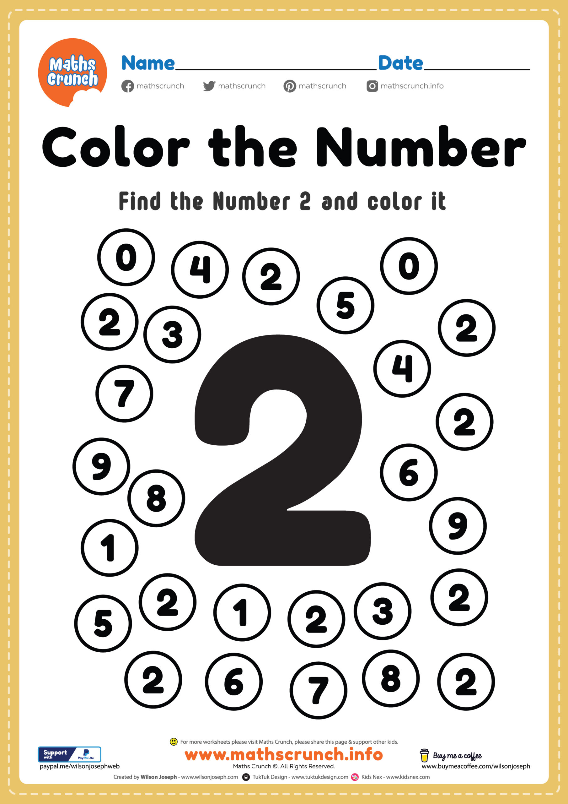 Number 2 Worksheet: Boosting Math Skills Easily