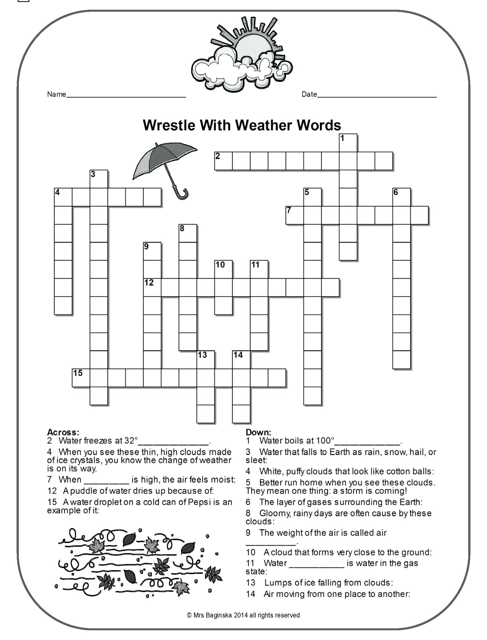 Worksheet Weather Worksheets 4Th Grade Earth Sci Final Example