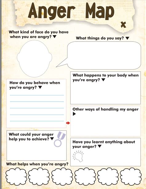 Anger Management Worksheets for Kids and Adults