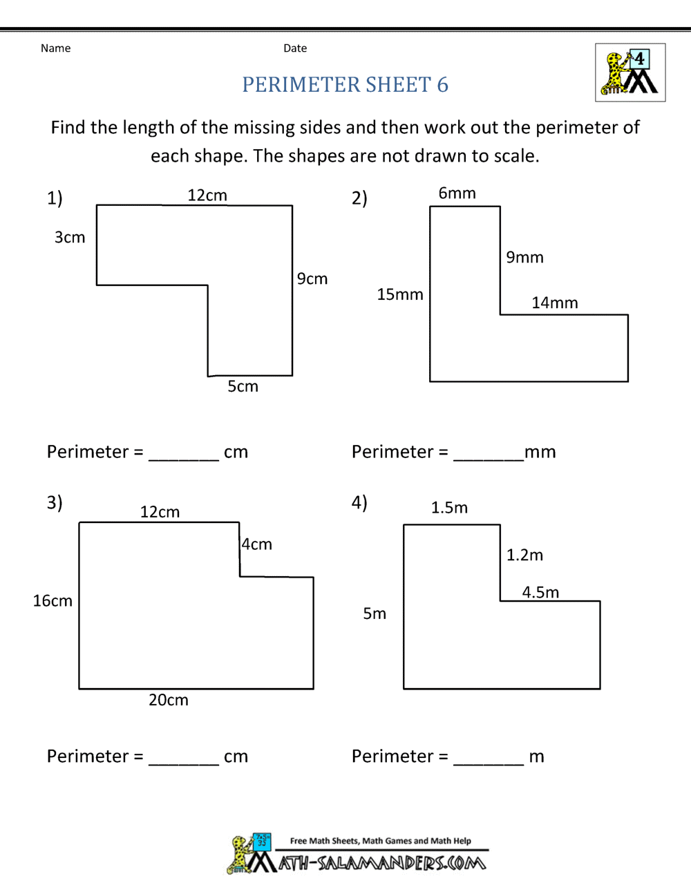 Mastering Perimeter: Free Printable Worksheets for Students