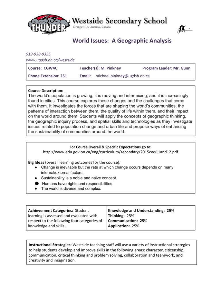 World Issues A Geographic Analysis