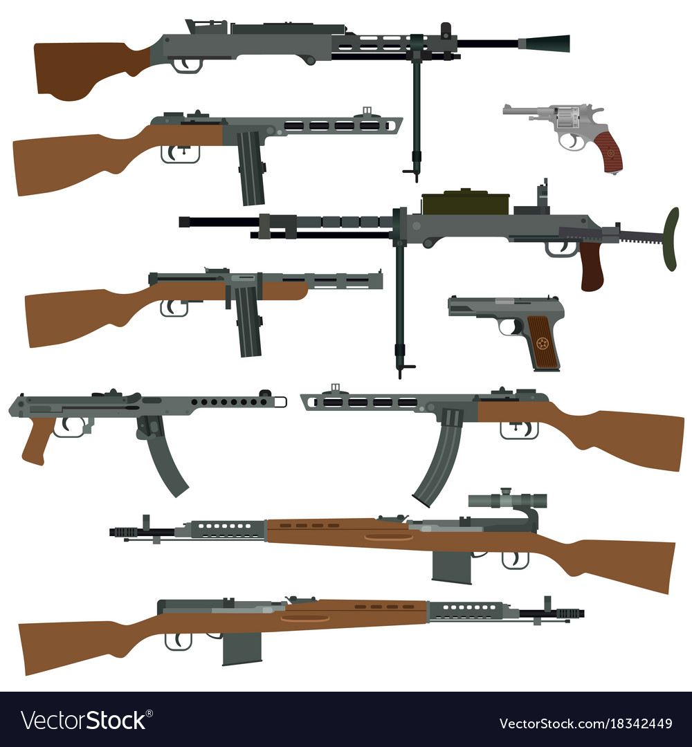 7 WW2 Guns