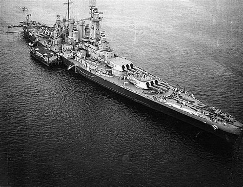 World War Ii Uss Washington Bb 56