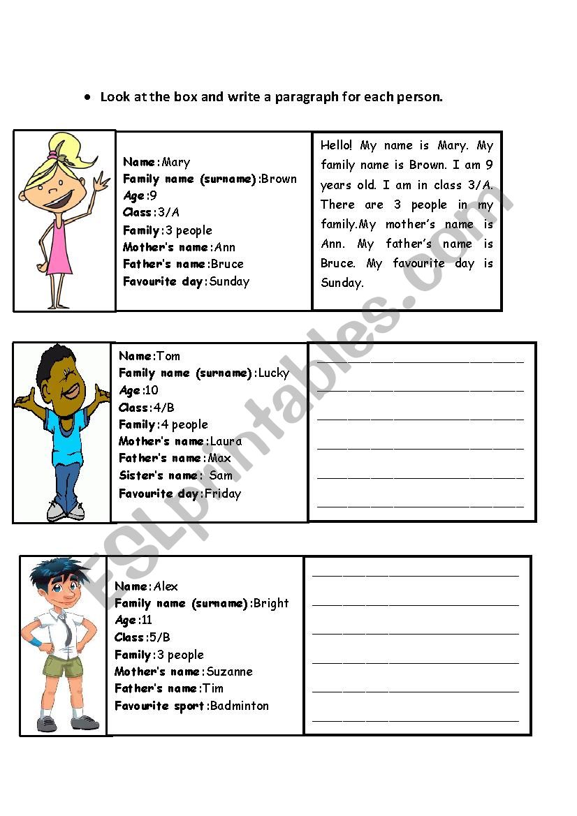 Writing Activity For Young Learners Esl Worksheet By Ay Img Ler