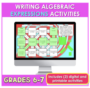 Writing Algebraic Expressions By A1academics Teachers Pay Teachers