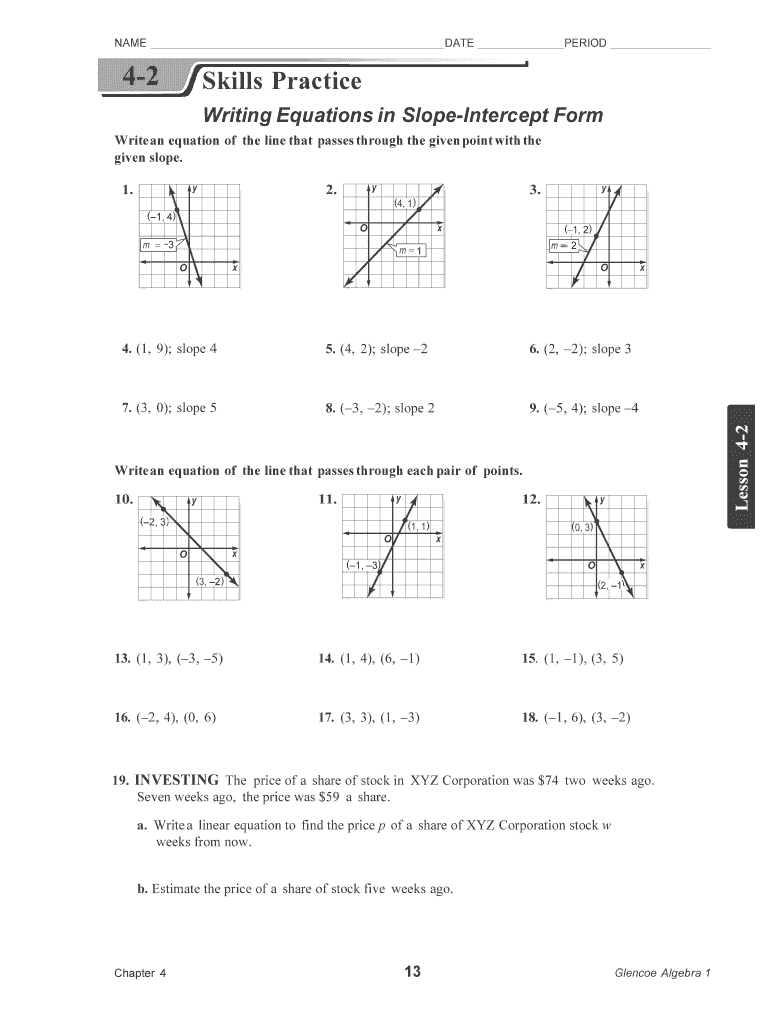 5 Essential Tips for Slope Intercept Form Worksheet Answers