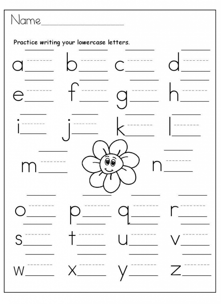 Free Printable Lowercase Letter Tracing Worksheets