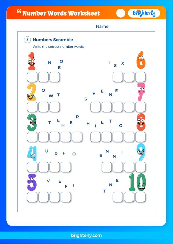 Writing Numbers In Words Worksheets Writing Numbers Compound Words