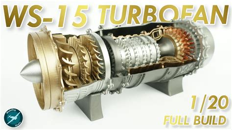 Ws 15 Turbofan Engine A Unique 1 20 Scale Build Stirlingkit Youtube