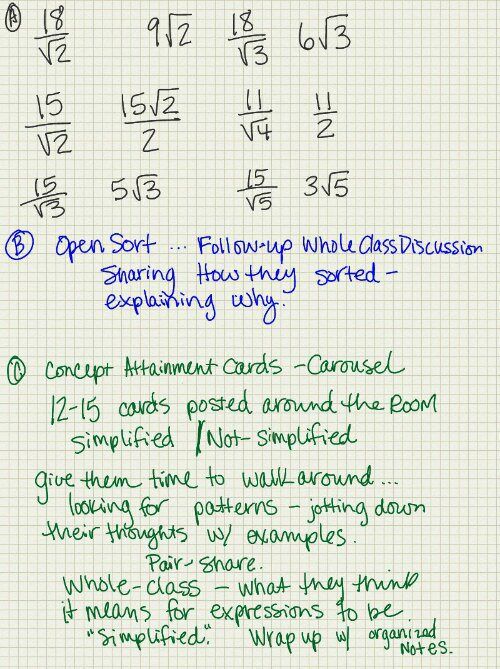 Wtpw Simplifying Radical Expressions Rationalizing Denominators Tlapmath The Radical Rational