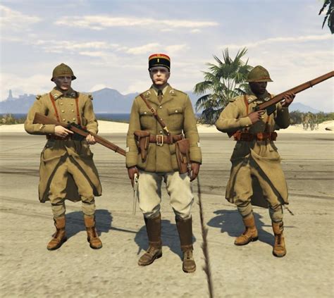 Ww2 French Uniforms For Mp Male Gta5 Mods Com