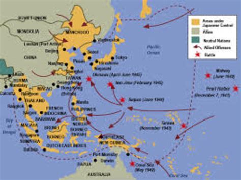 Ww2 Naval Battles Pacific Timeline