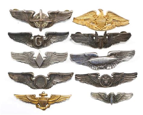 Wwii Us Army Air Force Pilot Wings Page 2