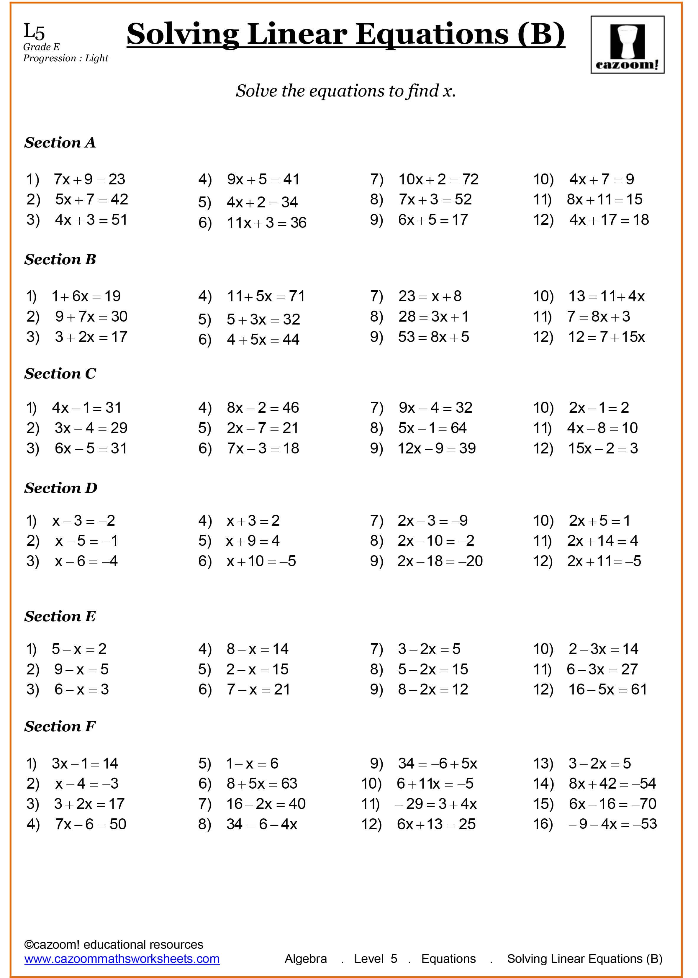 Year 7 Maths Worksheets Cazoom Revision Tes N Clubdetirologrono Ks3 15 Ks2 Fractions