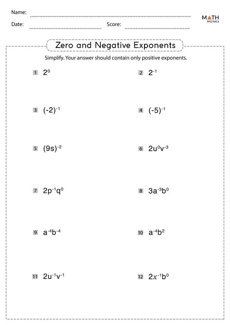 Mastering Zero and Negative Exponents Made Easy